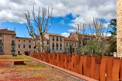 Un angolo del centro storico di Narbona, dipartimento dell'Aude, Francia.
