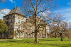 Un antico palazzo medievale simile al castello di Harry Potter, Svezia: si tratta dell'università di Alnarp nei pressi di Malmo.

