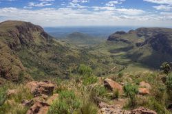 Un bel panorama dei monti Waterberg nella provincia di Limpopo, Sudafrica.
