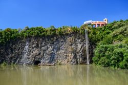 Un bel panorama del Tangua Park nei pressi di Curitiba, Brasile.