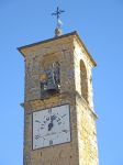 Un campanile di una chiesa di Pianezza in Piemonte