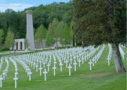 Un cimitero militare vicino a Imprunta di Firenze, in Toscana