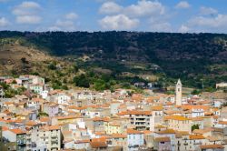 Un dettaglio del borgo di Bitti in Barbagia, provincia di Nuoro, Sardegna.