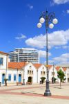 Un lampione vintage nel centro della città di Larnaka, isola di Cipro.

