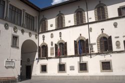 Un palazzo storico nel cuore di pieve Santo Stefano, provincia di Arezzo, Toscana.