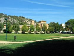 Un parco pubblico della cittadina di Tudela, Spagna.
