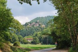 Un pittoresco panorama del borgo di Barbischio in Chianti, Toscana. Nel 1478 durante la seconda invasione aragonese del Chianti il castello cittadino venne invaso dalle truppe napoletane - © ...