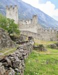 Un scorcio di un castello di Grosio in Valtellina (Castello Nuovo) - © Fulcanelli / Shutterstock.com