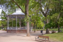 Un tempietto per concerti nel parco della Concordia nella città di Guadalajara, Spagna.

