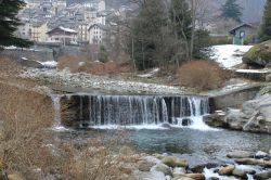 Un tratto del fiume Cervo nel territorio di Rosazza, Valle Cervo, Piemonte.



