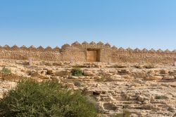 Un tratto delle mura del castello di Diriyah, Riyadh, Arabia Saudita.



