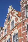 Un vecchio palazzo signorile nel centro storico di Leeuwarde, Paesi Bassi.

