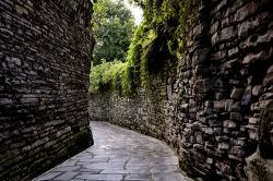 Un vicolo dell'antica città di Qingyan, Guiyang, provincia di Guizhou (Cina).
