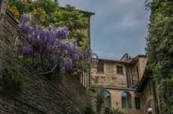 Un vicolo nel centro di Bettona in Umbria