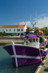 Una barca al porto di La Cotiniere sull'isola d'Oleron, Francia. Colorato e vivace, questo grazioso porticciolo è uno dei luoghi da non perdere in visita all'isola.



 ...