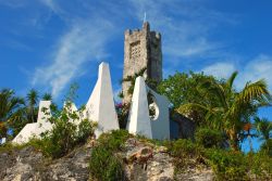Una bella costruzione in pietra sull'isola di Eleuthera, Bahamas.

