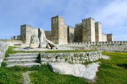 Una bella immagine del castello di Trujillo, villaggio medievale in provincia di Caceres, Spagna.

