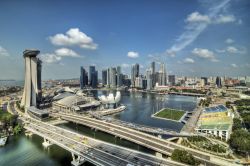 Una bella veduta dall'alto della ruota panoramica di Singapore - © 88117822 / Shutterstock.com