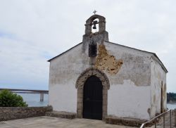 Una cappella a Ribadeo in Galizia, Spagna