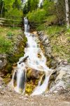 Una cascata nei dintorni di Forni di Sopra in Friuli Venezia Giulia