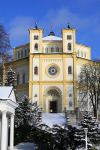 Una chiesa a Marianske Lazne, città spa in Boemia, Repubblica Ceca.

