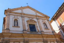 Una chiesa del centro storico di Piacenza, Emilia-Romagna