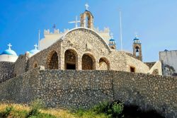 Una chiesa greco-ortodossa nell'isola di Lipsi, Grecia.

