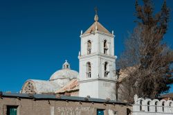 Una chiesetta nel villaggio di Jirira sulla "Ruta Intersalar" a Oruro, Bolivia (Sud America).
