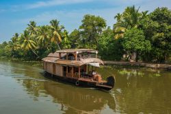 Una crociera sulle backwaters del Kerala, India. La maggior parte dei turisti che visitano Alleppey scelgono di partecipare a una crociera in giornata - foto © javarman / Shutterstock.com
 ...