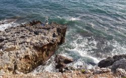 Una delle cale selvagge del Monte Circeo, Parco Nazionale nel Lazio