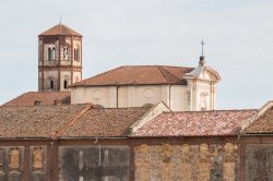 Una delle chiese del complesso abbaziale di Lucedio aTrino di Vercelli in Piemonte