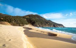 Una delle spiagge di Solanas nel sud della Sardegna