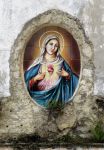 Una Madonna in una chiesa di Pimonte, Costiera Amalfitana, Campania