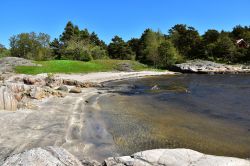 Una piccola spiaggia nei dintorni di Arendal in Norvegia.