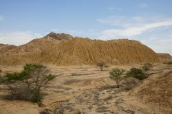 Una piramide peruviana a Tucume, Chiclayo, Perù. Grazie alle scoperte archeologiche effettuate si è potuto stabilire che in questa zona furono edificate non solo piramidi ma anche ...