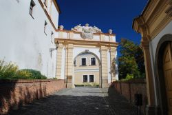 Una porta d'accesso al centro storico di Mikulov in Repubblica Ceca