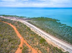 Una spiaggia di Broome, Western Australia. Siamo nella regione di Kimberley.
