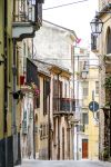 Una strada del centro storico di Lanciano in provincia di Chieti, Abruzzo