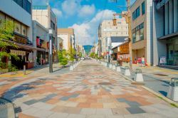 Una strada della città di Nara, Giappone. Si trova nella zona centro-meridionale di Honshu ed è capoluogo della prefettura omonima - © Fotos593 / Shutterstock.com