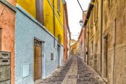 Una stradina nel centro storico di Bertinoro, Emilia Romagna. E' un tipico esempio di cittadella medievale con mura, torri e case antiche. E' nota anche come la città del vino.




 ...