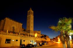 Una suggestiva veduta del centro di Marsascala, isola di Malta, by night.



