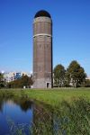 Una vecchia torre dell'acqua a Zoetermeer, Olanda.
