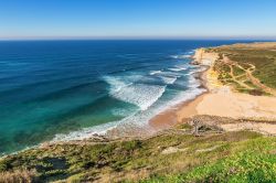 Una veduta del paesaggio marittimo di Ericeira, ...