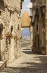 Una via del centro storico di Gerace, Calabria