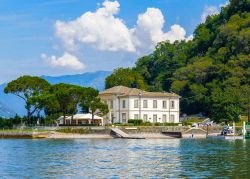 Una villa lariana, nei dintorni di Blevio, sul Lago di Como