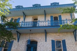 Un'antica casa nei pressi del Campidoglio nel centro di Austin, Texas (USA).
