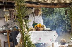 Uno dei carri Etnotraccas a Muravera in Sardegna: la Sagra degli Agrumi - © GIANFRI58 / Shutterstock.com