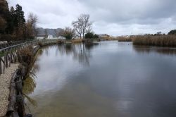 Uno dei due laghi di Portonovo sul Conero, regione Marche