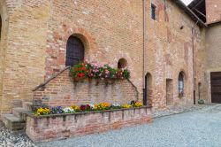 Uno scorcio degli edifici storici della frazione di Lucedio a Trino Vercellese, Piemonte