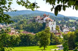 Uno scorcio del borgo e della cittadina di Aarburg in Argovia, Svizzera